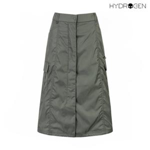 [하이드로겐] 여성 플라이트 유틸리티 스커트 H21E3PC201_KH