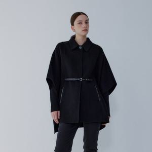 [보브]캐시미어 블렌드 루즈 핏 판쵸 코트7155416007