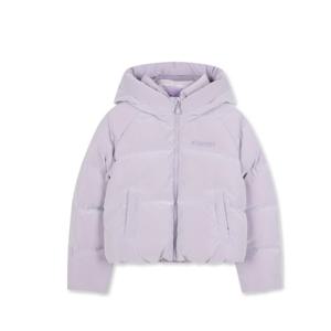 디스커버리키즈 DKDJ55056 여아 엘리아 벨벳 다운 숏패딩