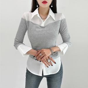 [금찌]금찌 청하 레이어드 티  ST7766T