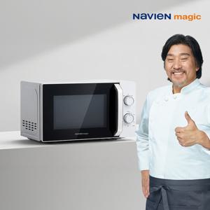 나비엔 매직 MWR-1201MT 다이얼 전자레인지 화이트