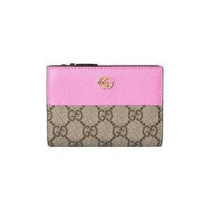 구찌 바이컬러 GG 마몽 스몰 월렛 베이지 핑크 841360-AAE5E-5945
