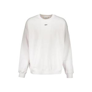 오프화이트 긴소매 프린트 스웨트셔츠 44MBA054G5F00A
