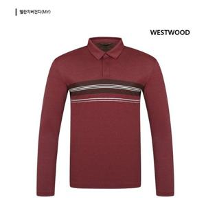 [웨스트우드][웨스트우드] 남성 가로배색 폴로티셔츠 WP1MCTP409