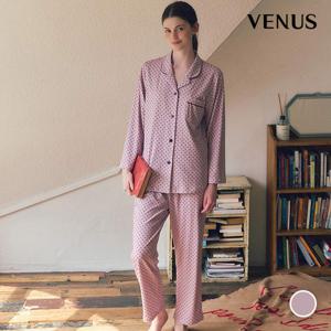 [비너스] 코트나 기모 기하나염 여성 파자마(VPA4559W)[VPA4559W]