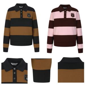 [벤제프][벤제프골프] 여성 기모 스트라이프 카라티 BQ5MWTS703