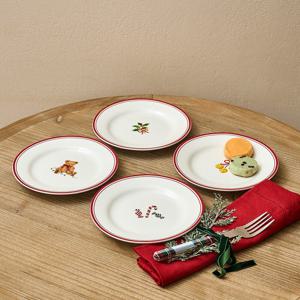 [모던하우스] 홀리베어 접시 4P세트 D16.5