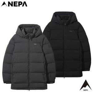 네파[택가 419.000원](7L72017) 남성 콜벳 스트레치 무봉제 튜브 미드기장 구스다운