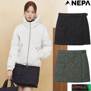 네파[택가 139.000원](7L81866) 여성 가을겨울 안유진 써모퍼프 패딩 미니 스커트 치마