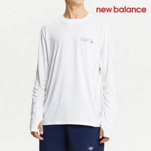 [뉴발란스] 티셔츠 /V5- NBNDE22573 10 / UNI 러너스 레터링 긴팔티