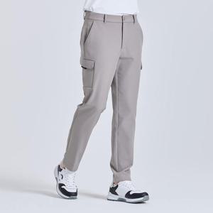 챌린저 남성 테이퍼드 핏 기모 본딩 카고 팬츠 라이트베이지 CHE4MPT5942LB