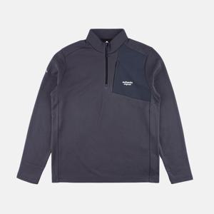 [데상트] 남성 슬림핏 히트나비 러닝 반집업 긴팔티 SP323RTL91