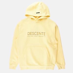 [데상트] 공용 오버핏 프렌치테리 후드 티셔츠 옐로우 SP323UHD71