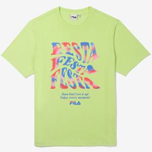 [휠라] 공용 페스타 그래픽 수피마 반팔티 FS2RSF2401X LIE