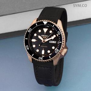 세이코5 SRPD76K1 오토매틱 데이데이트 다이버 스포츠 남자 우레탄 시계 c