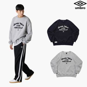 [엄브로] 스웨터라이크 라운드 맨투맨 UQ421CFSN3