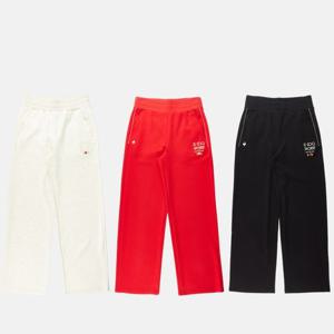 [르꼬끄] 여성 레귤러핏 더블텐션 스트레이트 팬츠 QP322OFP71