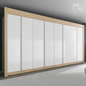 [모로] 에이런 오크화이트 12자 장롱세트 옷장 장농 이불장