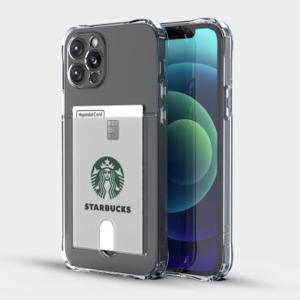 변색방지 적용 카메라보호 아이폰 17 Air 16 15 14 13 12 Pro Max Plus 미니 카드 수납 투명 풀커버 젤리 케이스