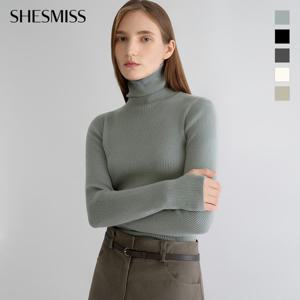 [쉬즈미스] 골지 슬림 터틀넥 니트_SSKPOO41010