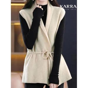 [카라]KARRA 클로즈라인니트베스트_A5S0016