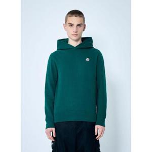 25 FW 몽클레어 남성 로고 패치 후드티셔츠 mon0159005grn
