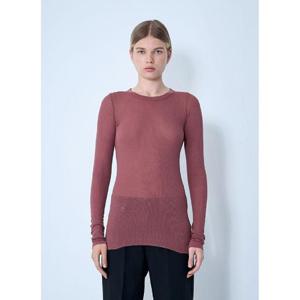 25 FW 릭오웬스 여성 골지 긴팔 탑  ric0261012col