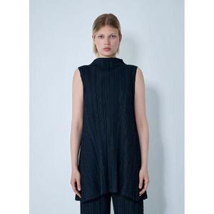 25 FW 이세이미야케 여성 튜닉 멜로우 주름 탑  plp0261005blu