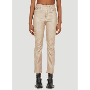 25 FW 이티스 여성 솔스티스 비건 가죽 팬츠 eyt0251011bei