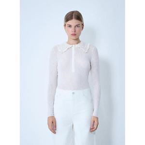 25 FW 끌로에 여성 칼라 헨리 탑  chl0261003wht