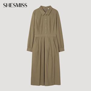 [쉬즈미스] 백 밴딩 플리츠 원피스_SWWOPP32010_LW