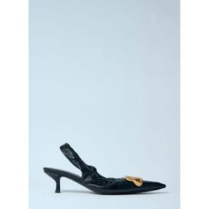 25 FW 발렌시아가 여성 모나코 슬링백 힐 슈즈  bal0259017blk