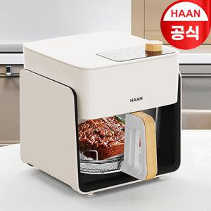 [한경희] 투명하게 이쁜 튀김기 스마트 다이얼 글라스 에어프라이어 대용량 4.3L 유리바스켓