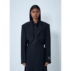 25 FW 알렉산더왕 여성 크롭 블레이저 awg0262009blk