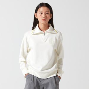 [먼싱웨어][40%OFF] 여성 반집업 루즈핏 맨투맨 화이트(MP322LTL92)