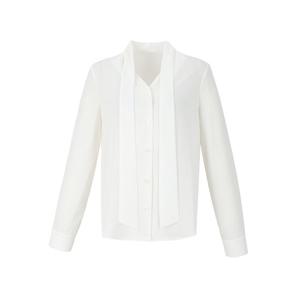 [숲]쉬폰 V넥 타이 블라우스 SB9LS91