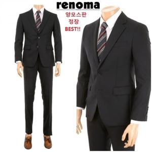 [레노마캐주얼]25년 가을겨울 고급울스판 3종 다크네이비 그레이 슬림정장 ROSJ42AAS LDA