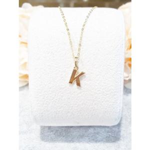 미니골드 18K 코니 이니셜 팬던트-K PETM4067