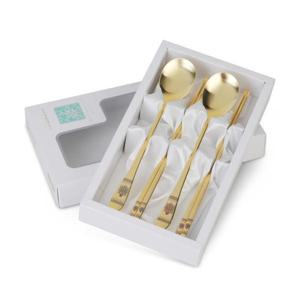 [골든벨]금거북 레이저 부부 수저