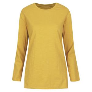 솔리드 국산 슬럽 라운드 이너 티셔츠 DAI-WSH-1009-머스터드