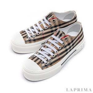 [BURBERRY] 버버리 빈티지 체크 코튼 여성 스니커즈 8050506