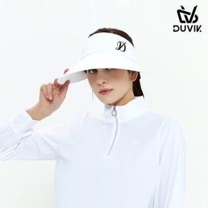 듀빅 여성 와이드챙 밴드 리본 썬바이저 DD1WAP742WH
