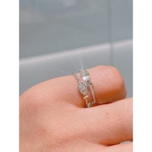 (옐로우골드) 미니골드 14K 럭키 더블라인 피쉬 애끼링 RRTM4159