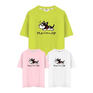 제네브 M~3XL 비침없는 기능성 쿨코튼 20수 반팔티 멕시칸도그