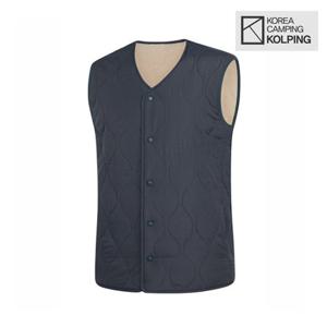 [콜핑]LD28 남성 겨울  패딩부클 리버시블 양면 라운드넥 베스트 KTV7606M