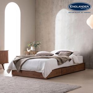 생드니 무헤드 원목 수납 침대(베이직 스탠다드 매트SS)