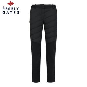 [파리게이츠] [가격 인하] 여성 바니 퀼팅 믹스 슬림핏 팬츠