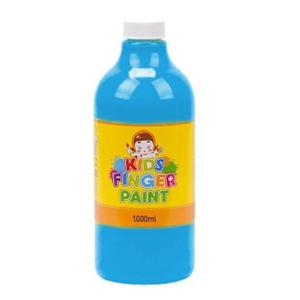 키즈맘아트 미술놀이 핑거페인트 1000ml 낱색 (하늘색)