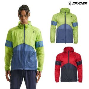 [스파이더] 남성 러닝 프로웹 윈드브레이커 자켓 SPHPCNJK231M