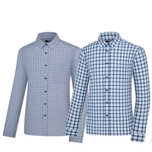 [콜핑]LD08 남자 봄 코튼 체크 긴팔남방셔츠 KTH5063M